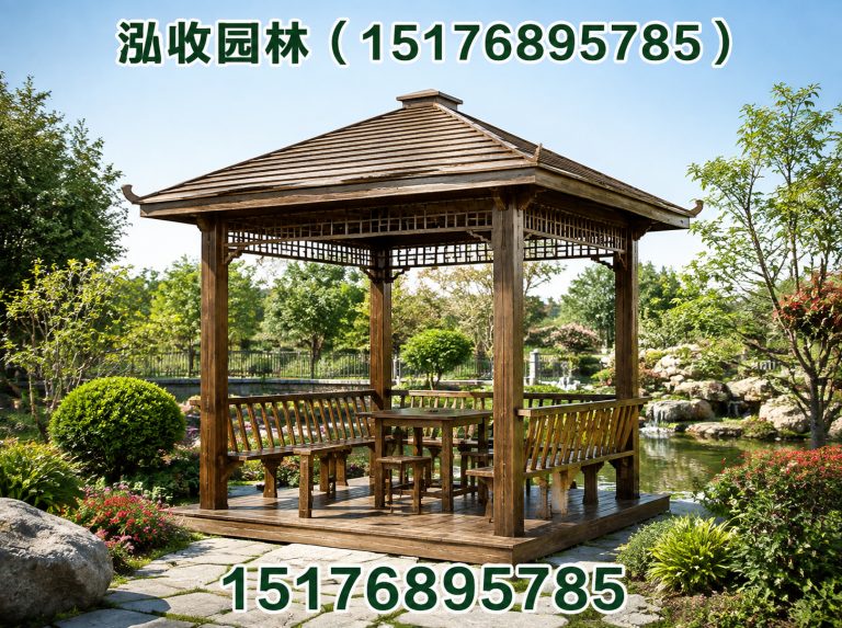 渭南防腐木凉亭展示图